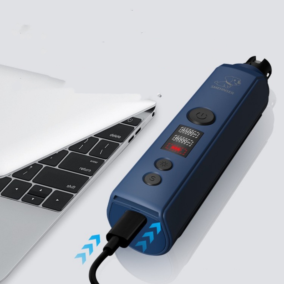 Pet Grooming Tool With Dual Lights And Non-Slip Handle