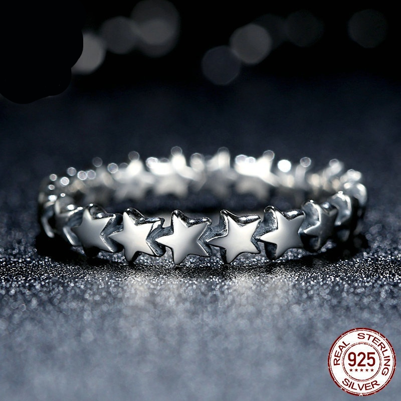 S925 Starry Sky Ring For Women