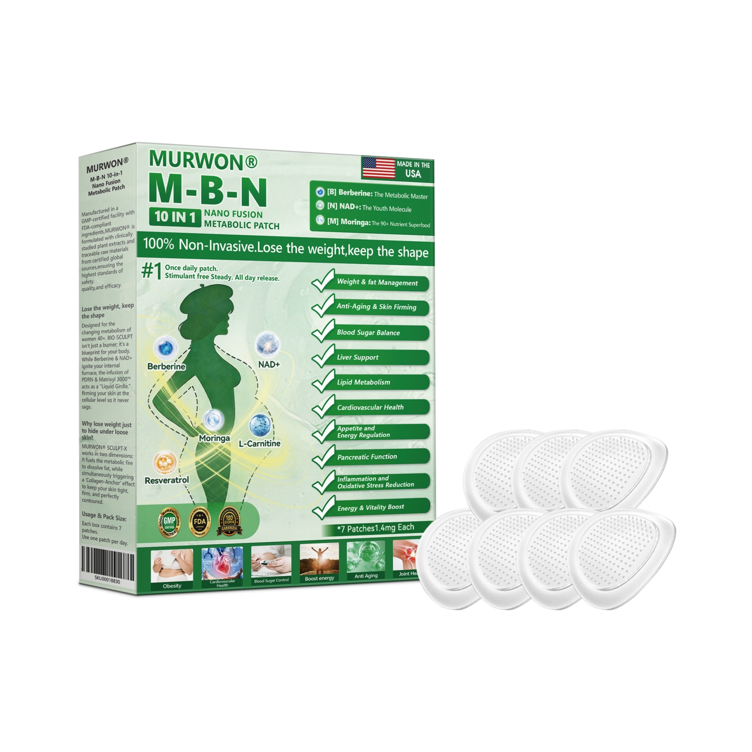 Micro-needle Patch For Slimming And Body Shaping