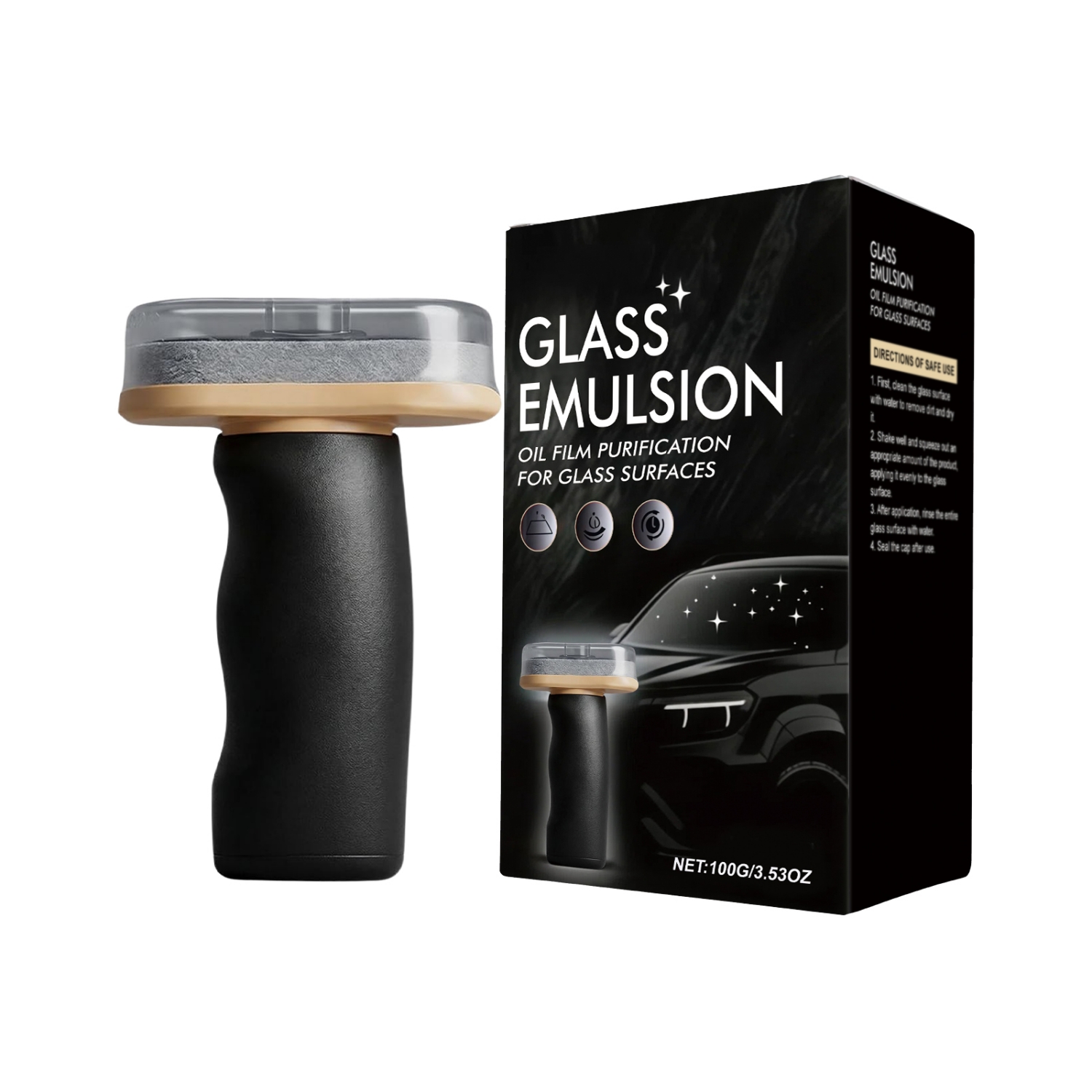 Glass Oil Film Brush