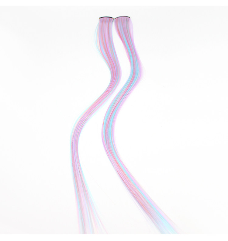 Millennial Sweetheart Spice Girls Gradient Color Ear-Hanging Dye Wig