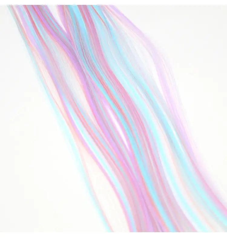 Millennial Sweetheart Spice Girls Gradient Color Ear-Hanging Dye Wig