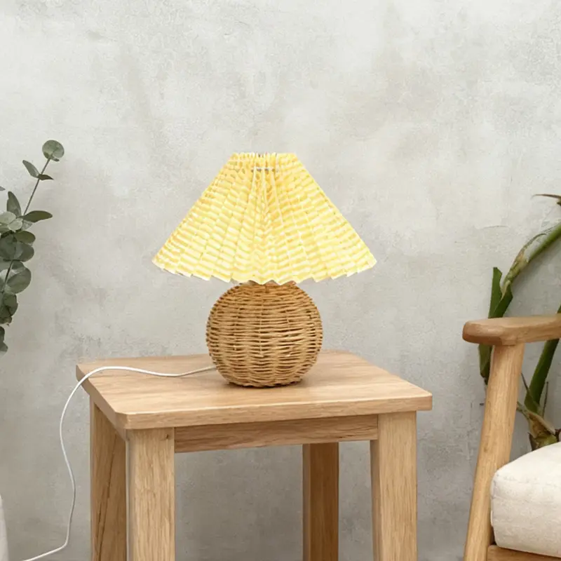 Cozy Retro And Rustic-style Creative Bedside Lamp