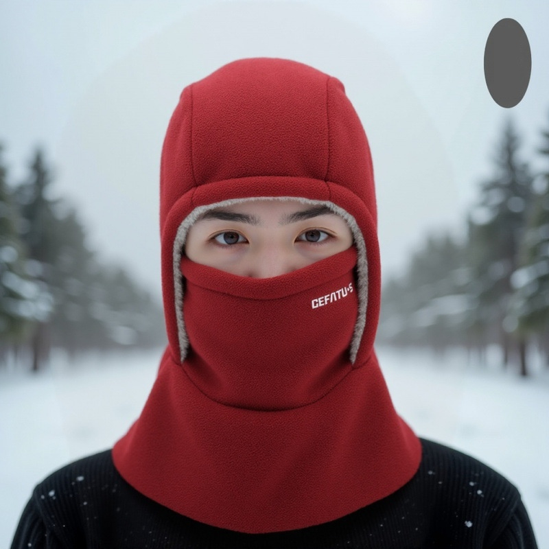Essential Winter Cycling Gear For Men A Windproof Thickened And Insulated Neck Gaiter Mask That Provides Protection In Cold Weather