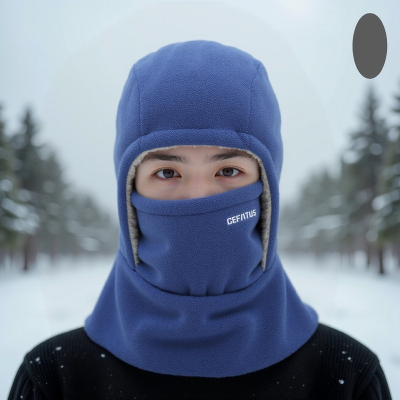 Essential Winter Cycling Gear For Men A Windproof Thickened And Insulated Neck Gaiter Mask That Provides Protection In Cold Weather