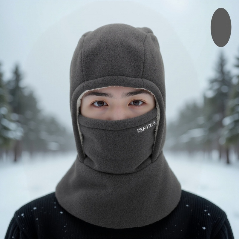 Essential Winter Cycling Gear For Men A Windproof Thickened And Insulated Neck Gaiter Mask That Provides Protection In Cold Weather