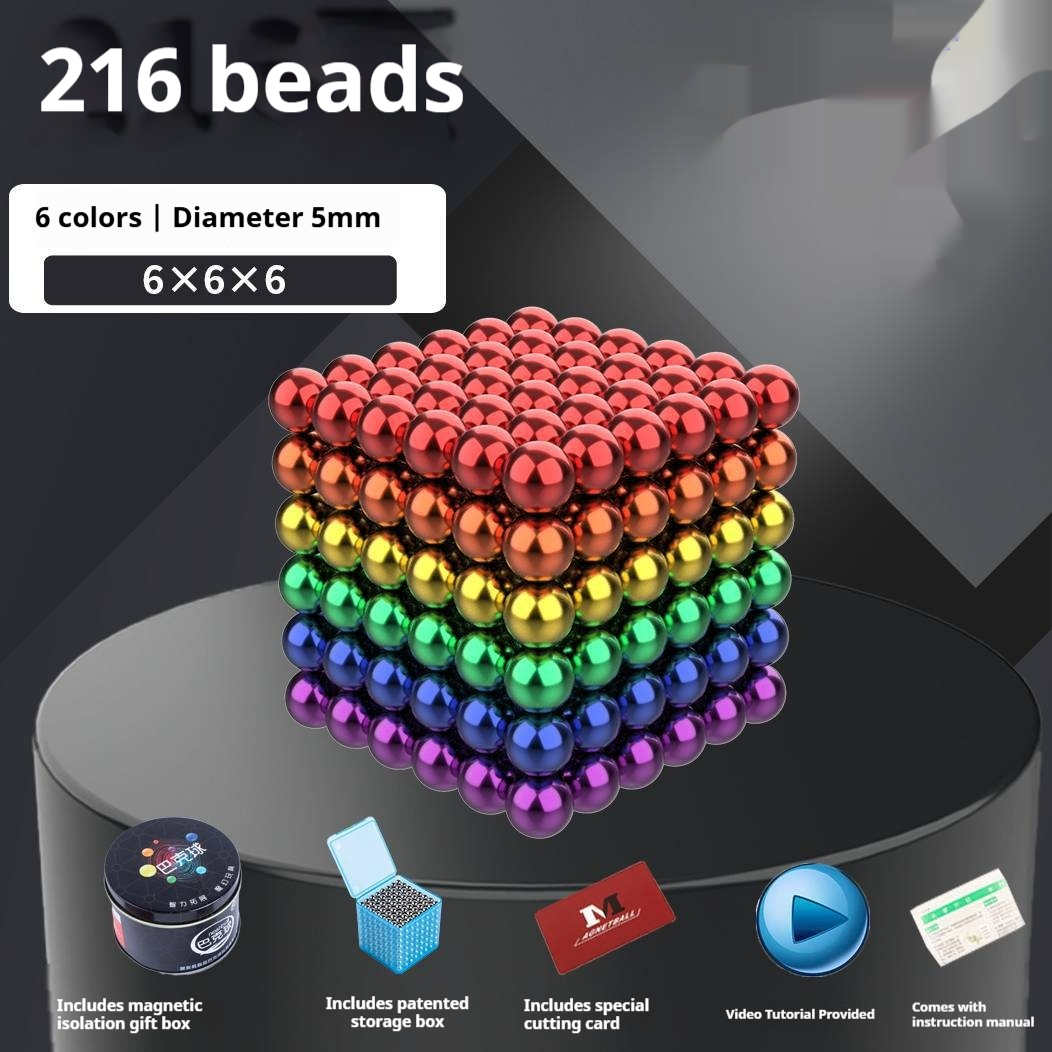 Colorful Magnetic Balls Strong Magnetic Beads Magnet Toys