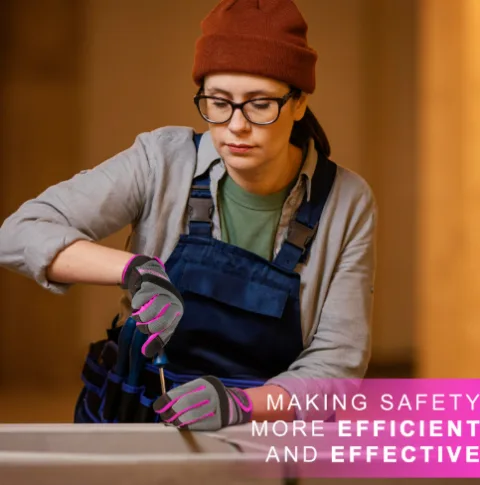 Womens Work Safety Gloves Abrasion-resistant