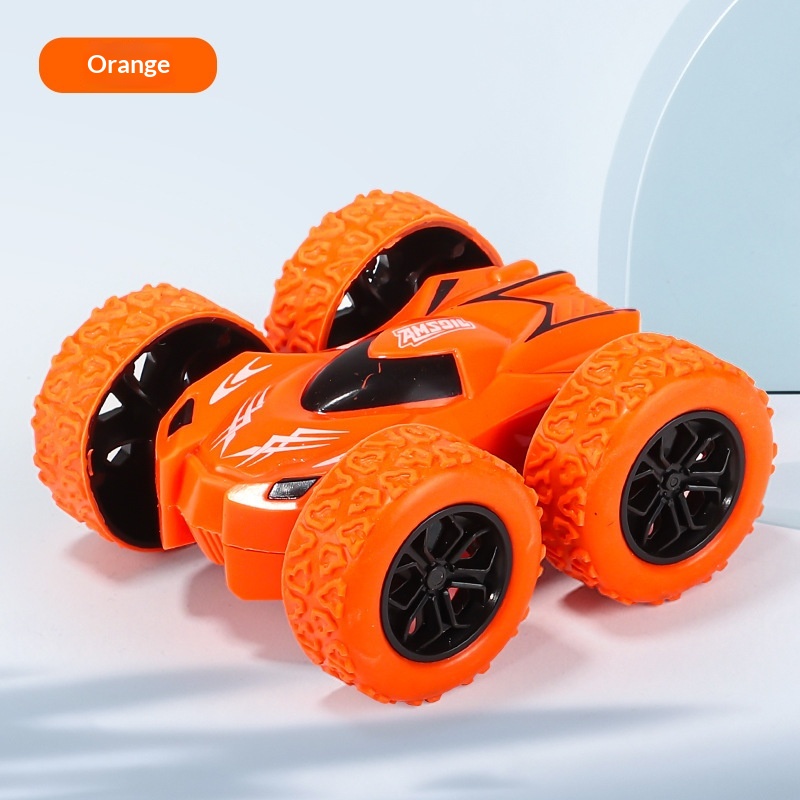 Inertia-powered Double-sided Rolling Off-road Vehicle For Kids