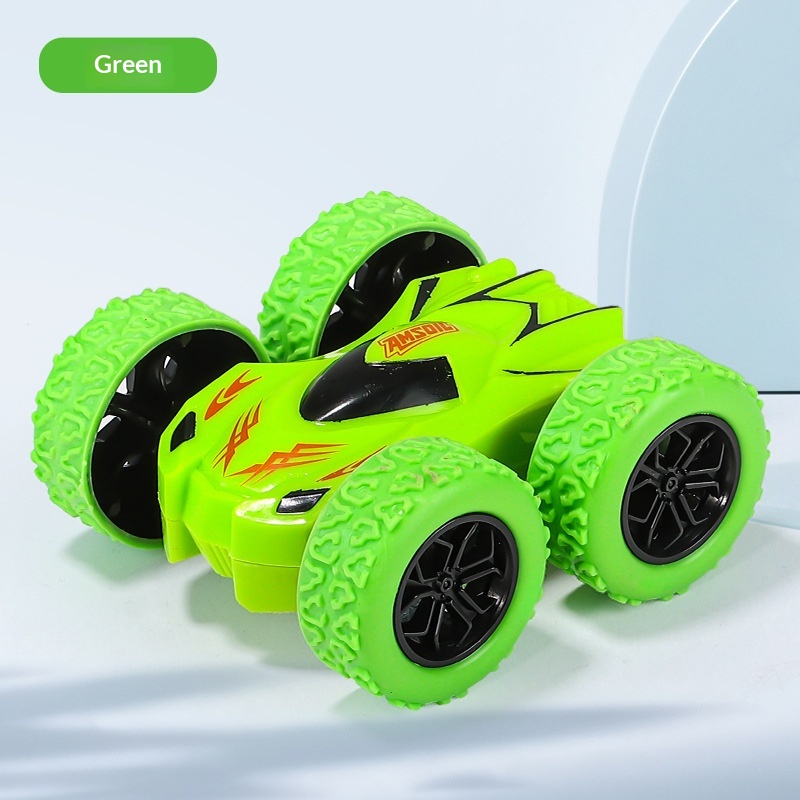 Inertia-powered Double-sided Rolling Off-road Vehicle For Kids
