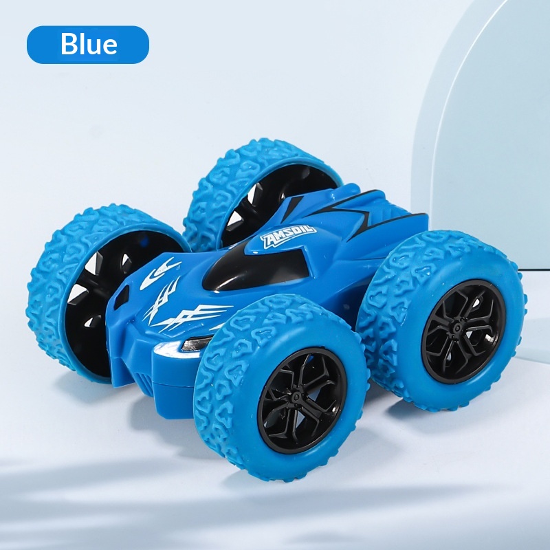 Inertia-powered Double-sided Rolling Off-road Vehicle For Kids