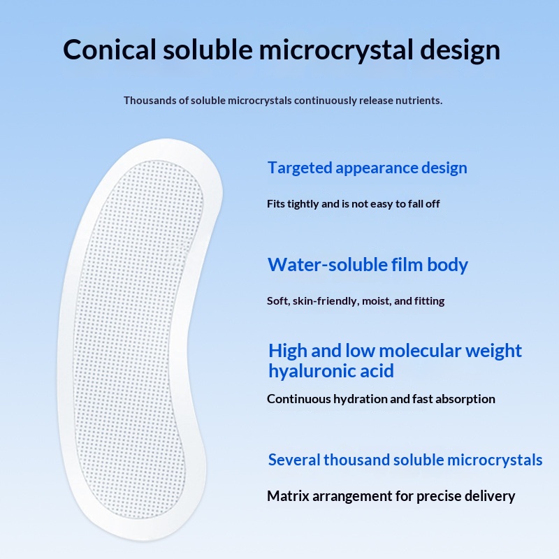 Customizable Hyaluronic Acid Microcrystal Eye Mask