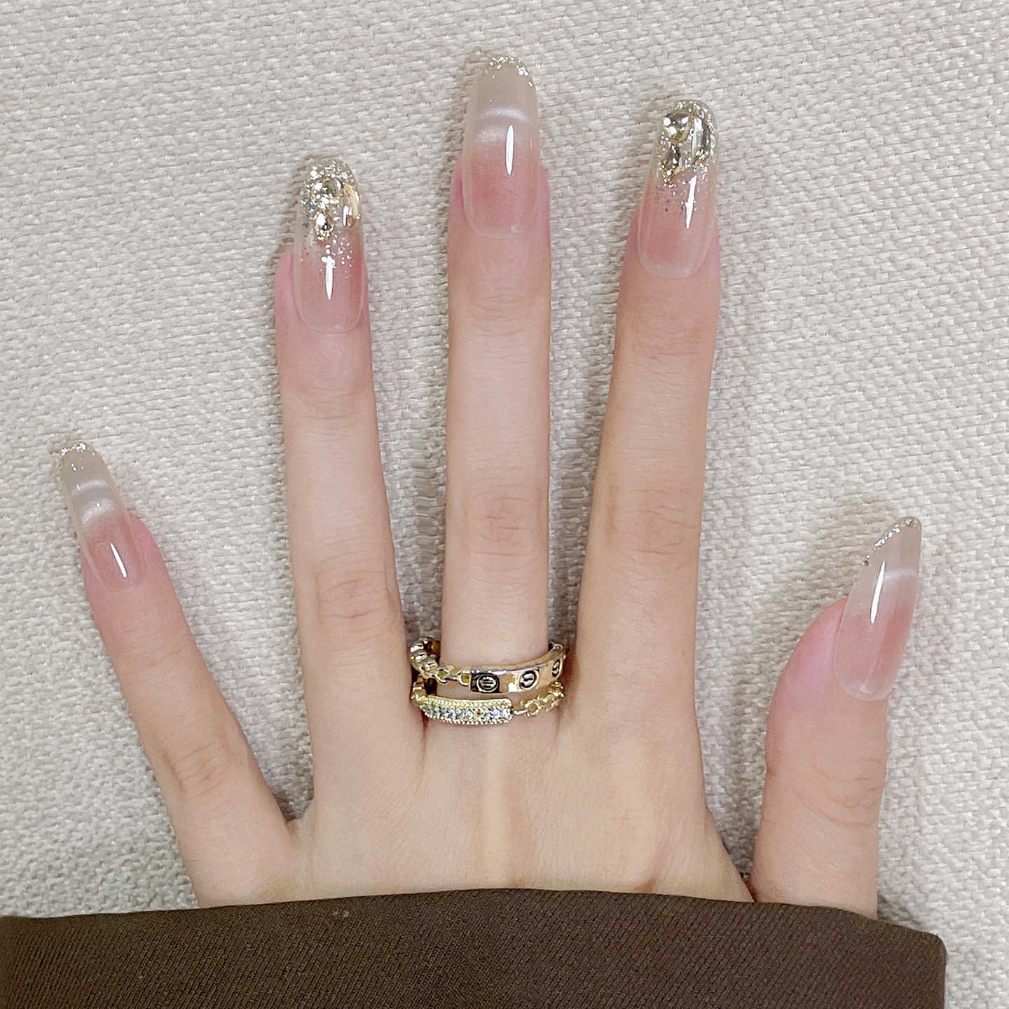 Wear A Nude Crescent Cat's Eye