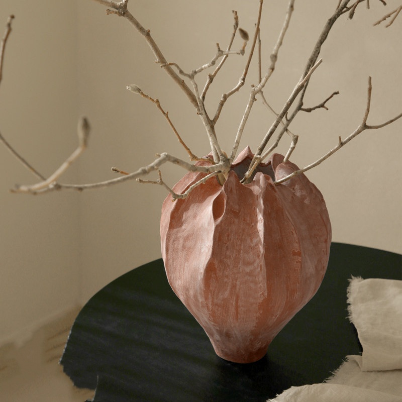 High-End Living Room Entryway Decorative Dried Flower Arrangement