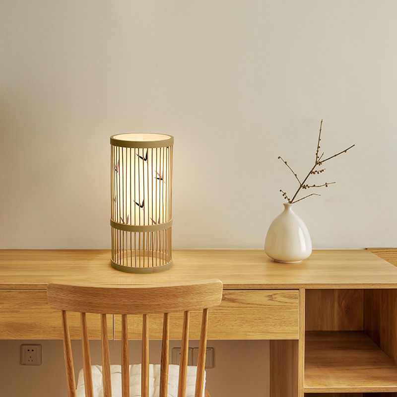 Bamboo Bedside Lamp