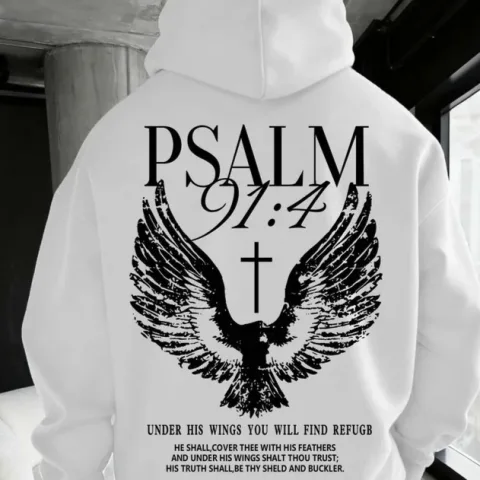 Casual Loose-fitting Hooded Sweatshirt for Warmth