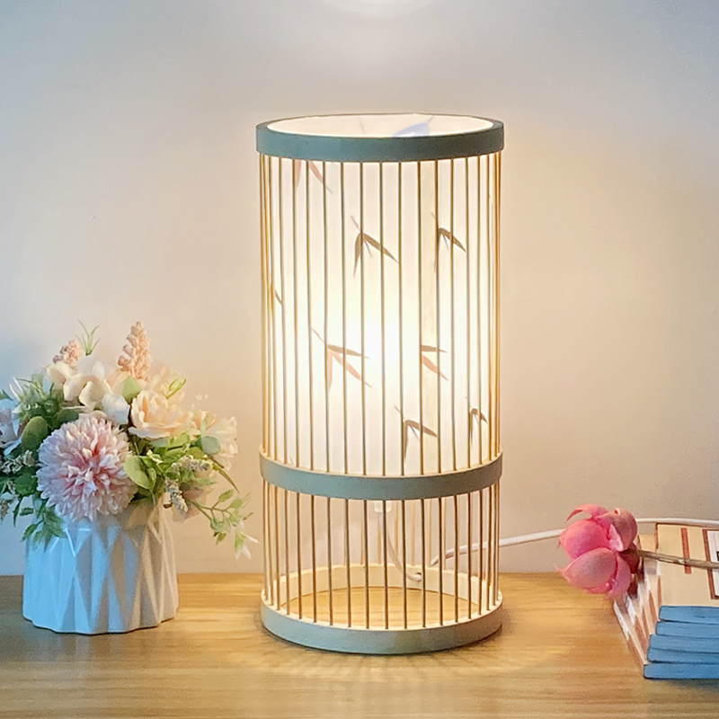 Bamboo Bedside Lamp