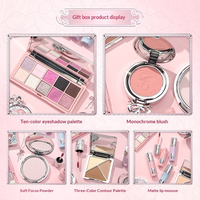 Ballet Aesthetic Makeup Gift Set Blush And Lip Tint For A Brightening, Fairer Look