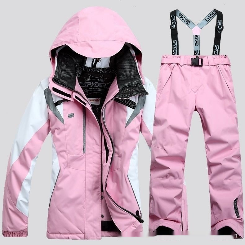 Womens Warm Waterproof And Durable Ski Suit Set