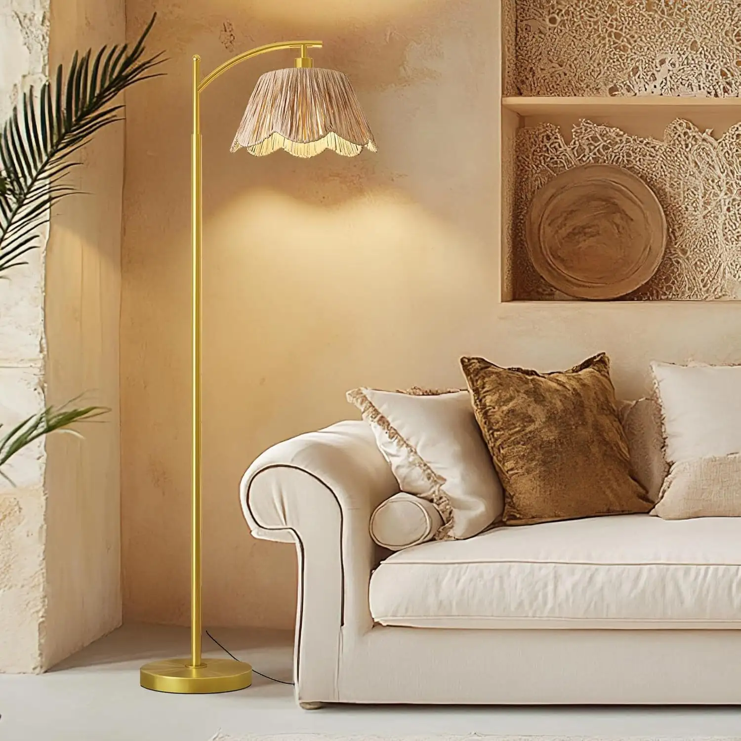 Handmade Rattan Floor Lamp