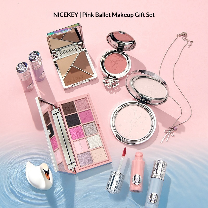 Ballet Aesthetic Makeup Gift Set Blush And Lip Tint For A Brightening, Fairer Look