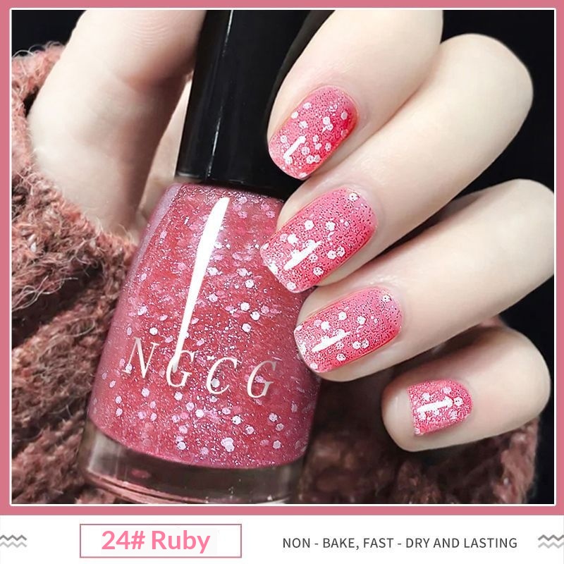 No-bake Non-tear New 28-color Nail Polish