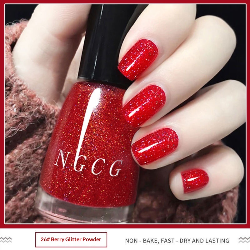 No-bake Non-tear New 28-color Nail Polish