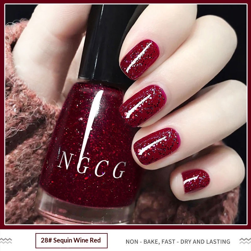 No-bake Non-tear New 28-color Nail Polish