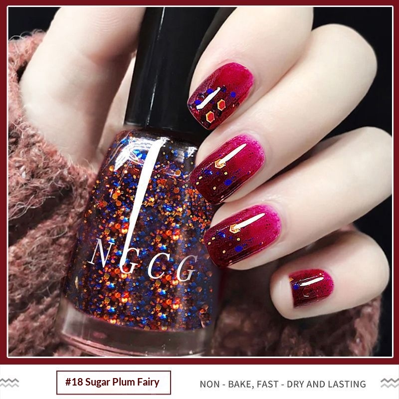 No-bake Non-tear New 28-color Nail Polish