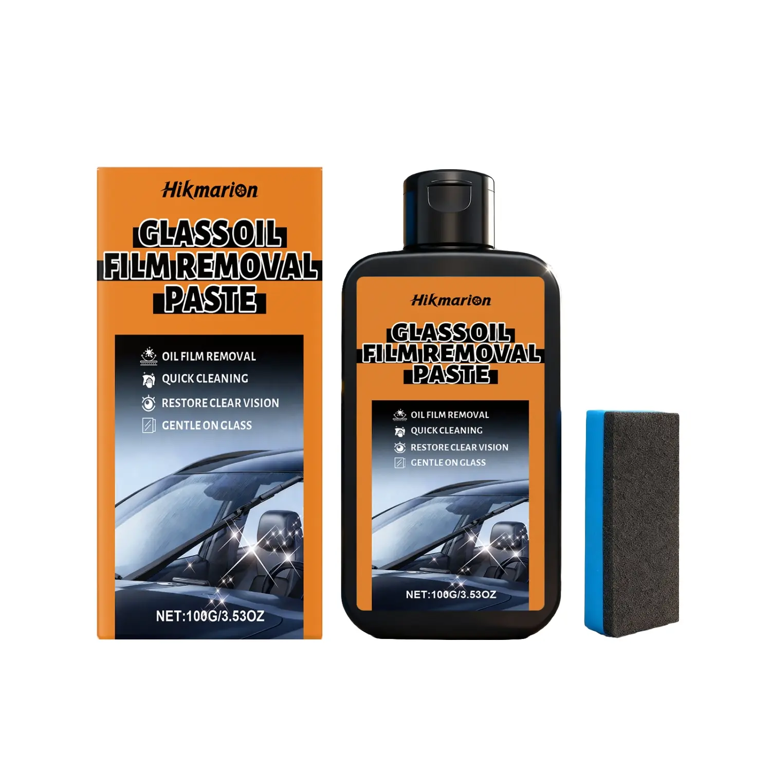 Glass Oil Film Removal Paste