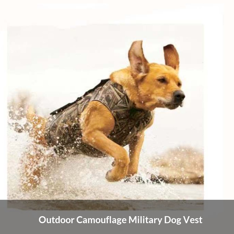 Dog Vest For Outdoor Training Camouflage Waistcoat For Warmth And Protection