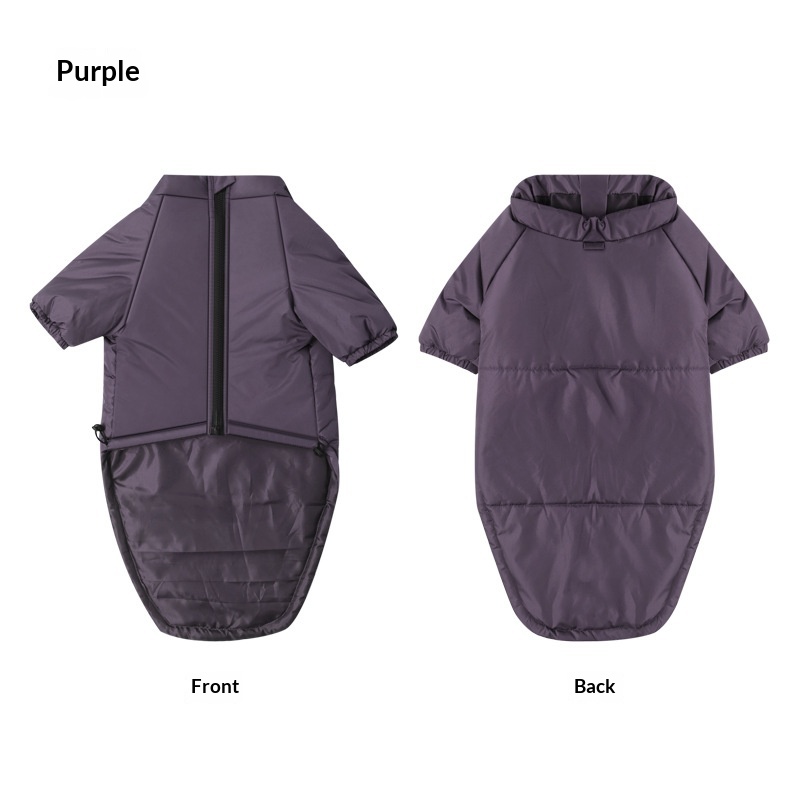 Cotton Pet Dog Jacket With Two Legs