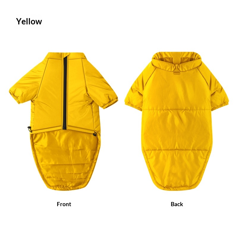 Cotton Pet Dog Jacket With Two Legs