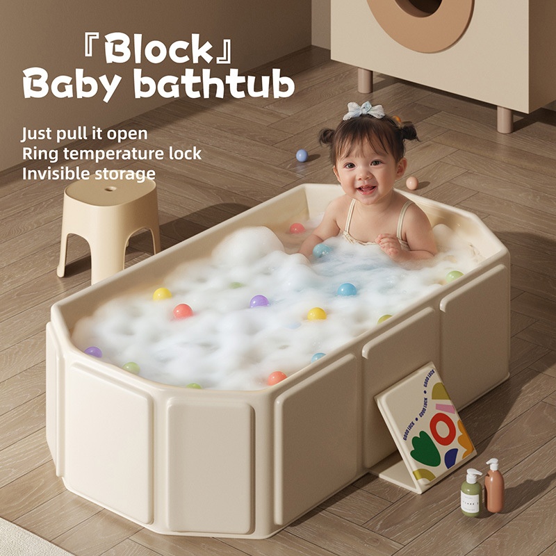 Indoor Foldable Baby Bathtub That Doubles As A Seat And Recliner
