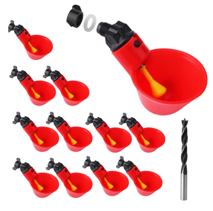 Chicken Water Bowl Poultry Automatic Drinking Bowl Chicken, Duck, And Goose Drinking Cup