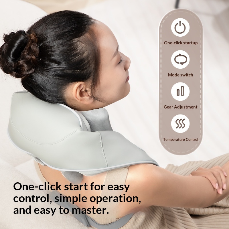 Cyber-celebrity Trapezius And Neck Massager With Kneading Function