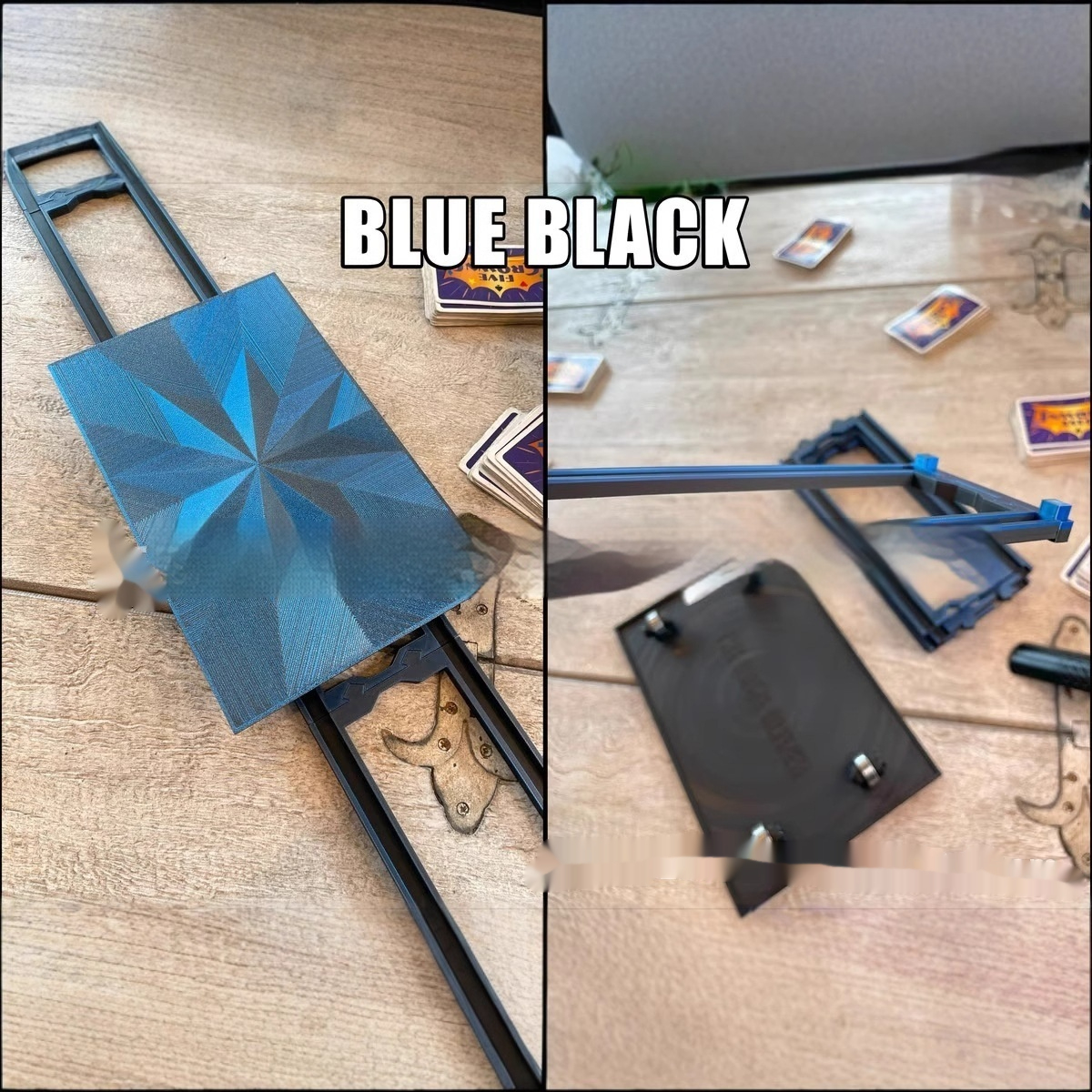 Multi-color Gradient Glider For Card Games