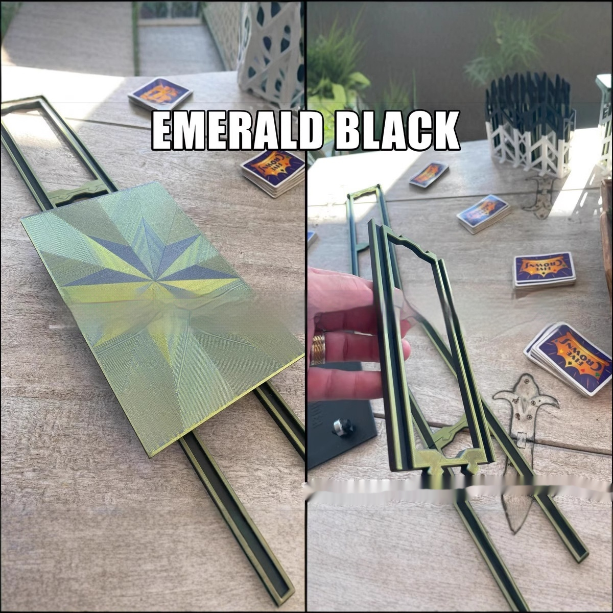 Multi-color Gradient Glider For Card Games