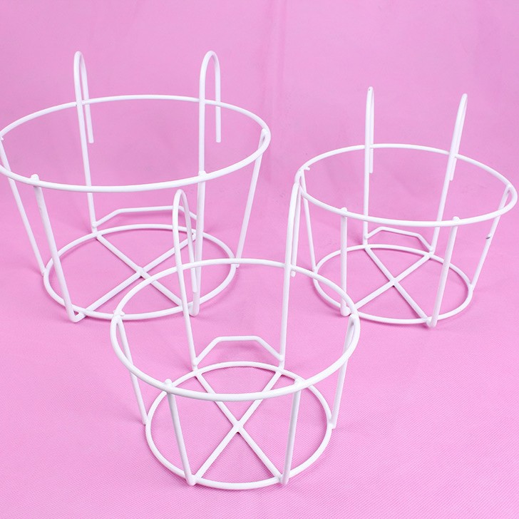 Hanging Green Plant Pot Balcony Flower Rack