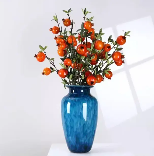 Light-luxury Vintage Vase Ornament Enamel Glass Decor