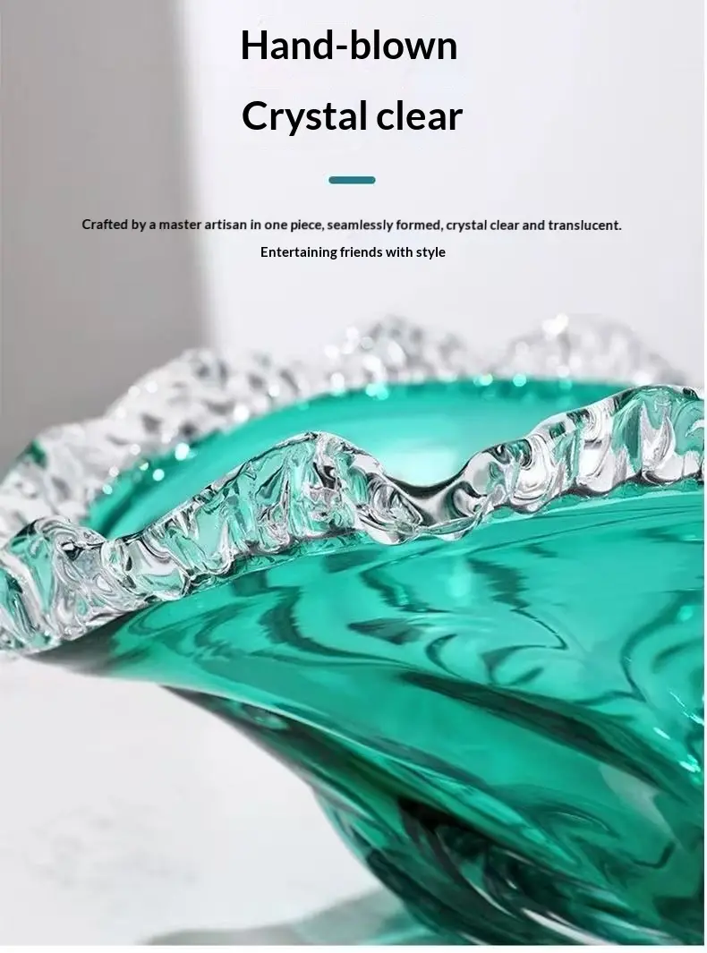 High-end  Luxe Fruit Bowl Made Of Glass