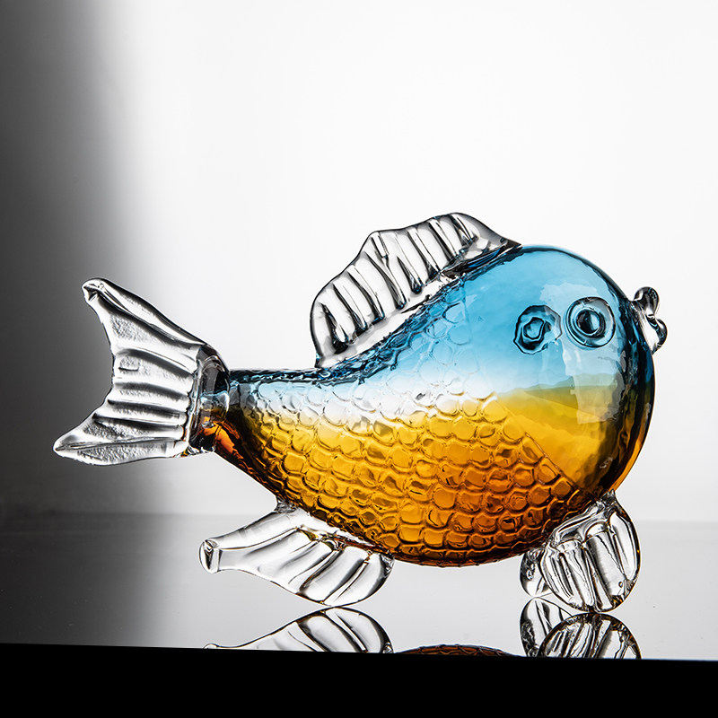 Stained-glass Fortune Fish Ornamentexquisite
