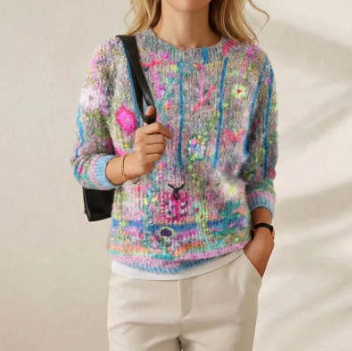 Hoodless Casual Loose-fitting Long-sleeve Top