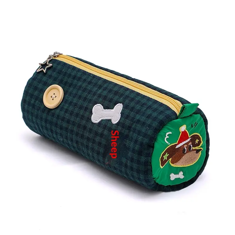Color-block Patchwork Pencil Case With An Instagram-worthy Aesthetic