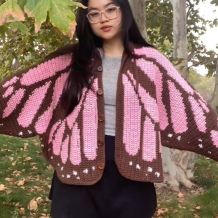 Cloak Butterfly Shawl Dance Decorative Butterfly Cloak