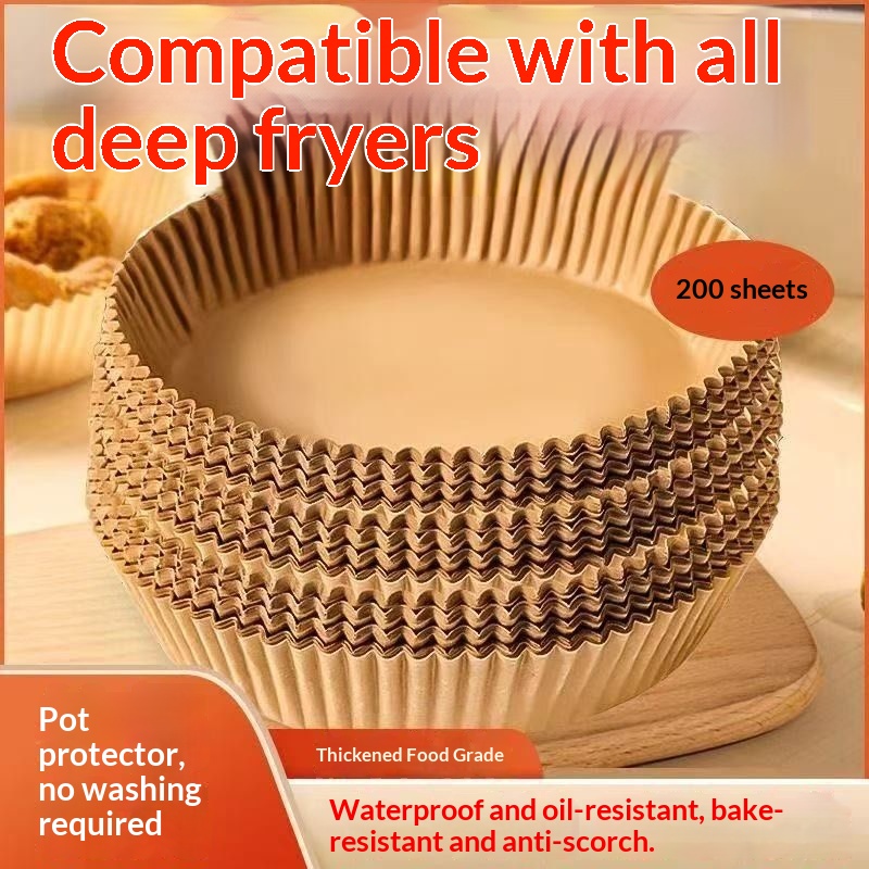 Thickened High-temperature-resistant Disposable Silicone Oil Paper For Air Fryers