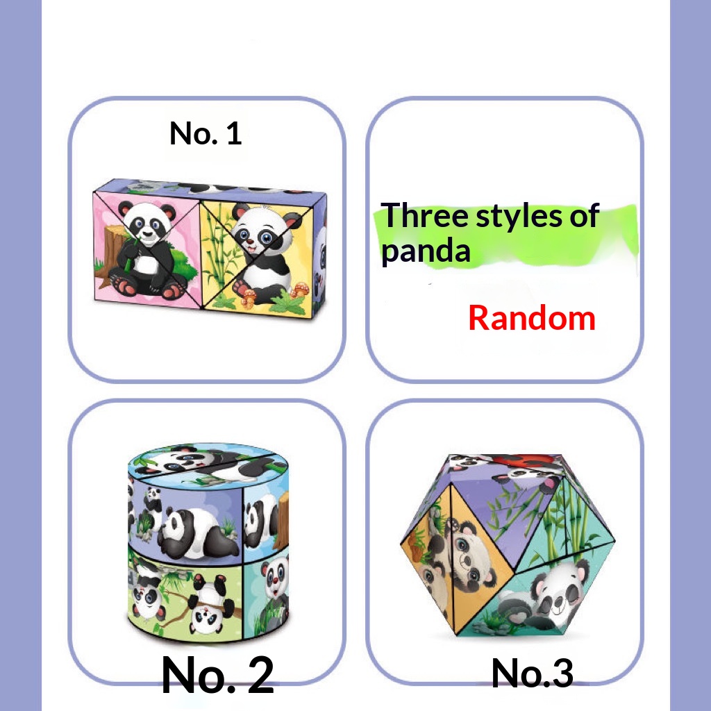 Panda 3D Transforming Cube  Infinite 3D