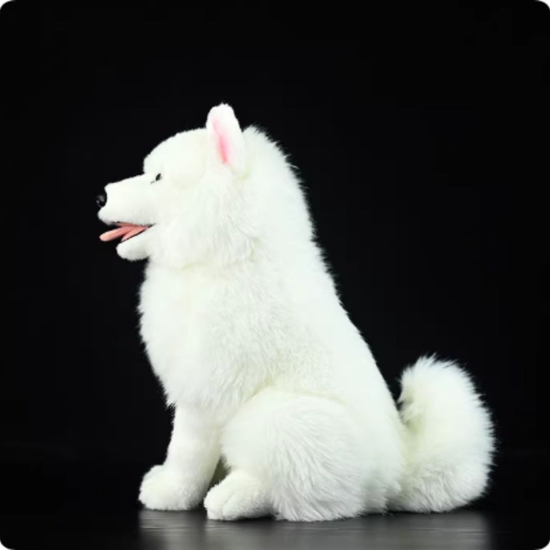 Simulation Dog Samoyed Plush Toy