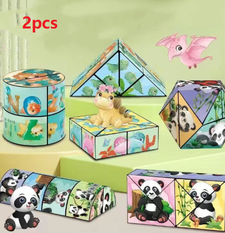 Panda 3D Transforming Cube  Infinite 3D