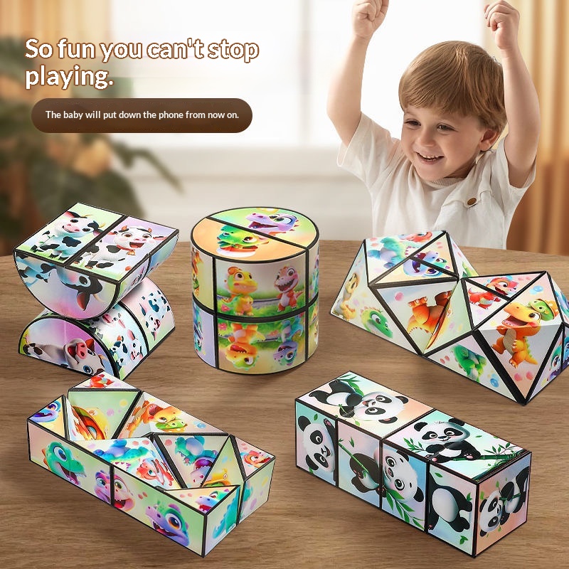 Panda 3D Transforming Cube  Infinite 3D